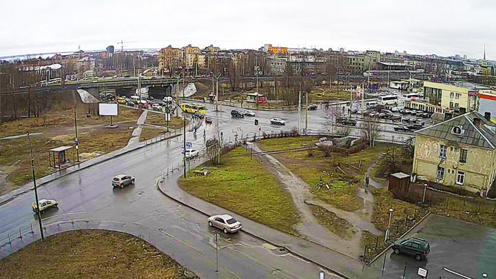 Перекрёсток Чапаева - Муезерская (Петрозаводск, Россия)